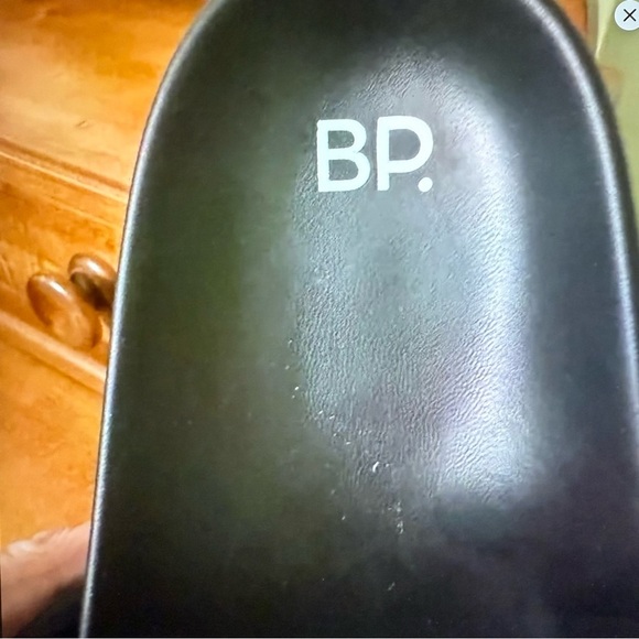 New Nordstrom Rack BP Keaton Black Braided Slide Sandals shoes - Picture 2 of 5